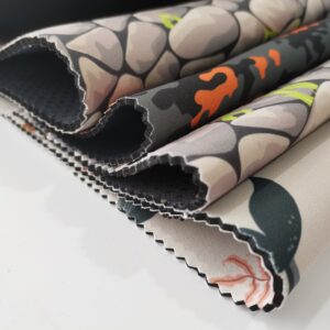 Sublimation Print Stretch Nylon Neoprene Fabric Design Camouflage for Wetsuit
