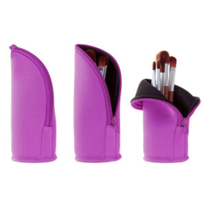 Pencil Bag Foldable Vertical Pencil Holder Storage Bag Small Portable Pencil Box Suitable for School Office Supplies