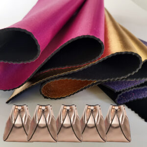 2.5mm 3mm Rubber Sheet Roll Black Sliver Gold Neoprene Fabric for Bags