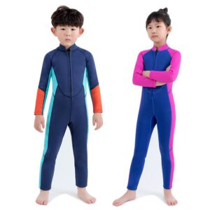 Water Sport Beach Surfing Children Long Sleeve Neoprene Wetsuit 3mm Swimming Suit Safe Comfortable Fashionable Dynamic Kids' Wetsuits Swimwear