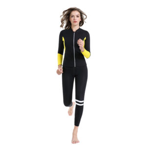 Women's Sauna Body Shaping Sweat Steaming Suit Sweat-proof Neoprene Body Shaping Fitness Suit