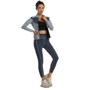 Women Sweat Slimming Pants Sauna Shaper Fitness Yoga Suit Workout Short Sauna Sweat Suit