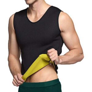 Men's Waist Trainer Sweat Vest Hot Neoprene Sauna Vest Top Vest Gym Workout Suit