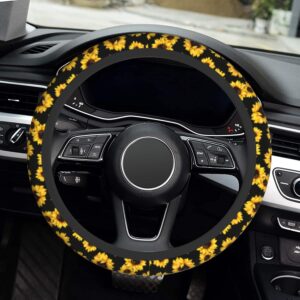 Car Steering Wheel Cover Universal Fit 15 inch Sweat Absorption Anti-Slip Breathable Neoprene Steering Wheel Protector