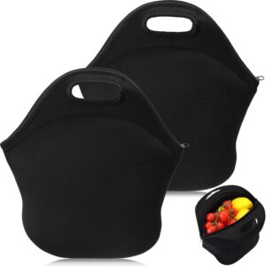 Neoprene Zipper Lunch Tote Bags Insulated Reusable Waterproof Picnic Sack Thermal Meal Prep Container Box Lightweight Washable