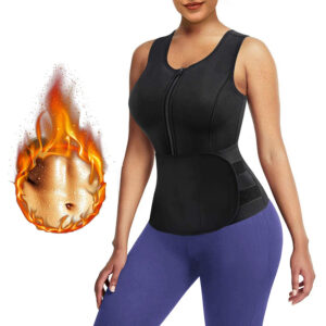 Neoprene Nylon Stretch Waist Trainer Vest for Sports Protective Gear