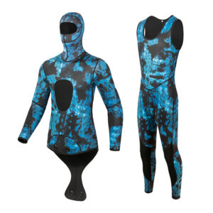 Camo Neoprene Surf Wetsuit Stylish Camouflage Print For Ocean Sports